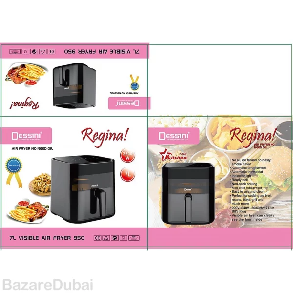 dessini vsibile air fryer 950