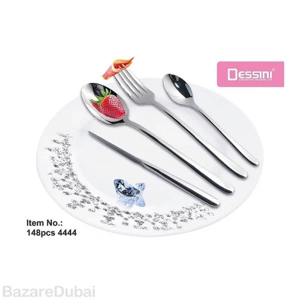 148-piece cutlery set for 30 people, Dessini model 4444