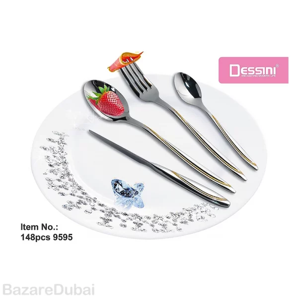 148-piece cutlery set for 30 people, Dessini model 9999