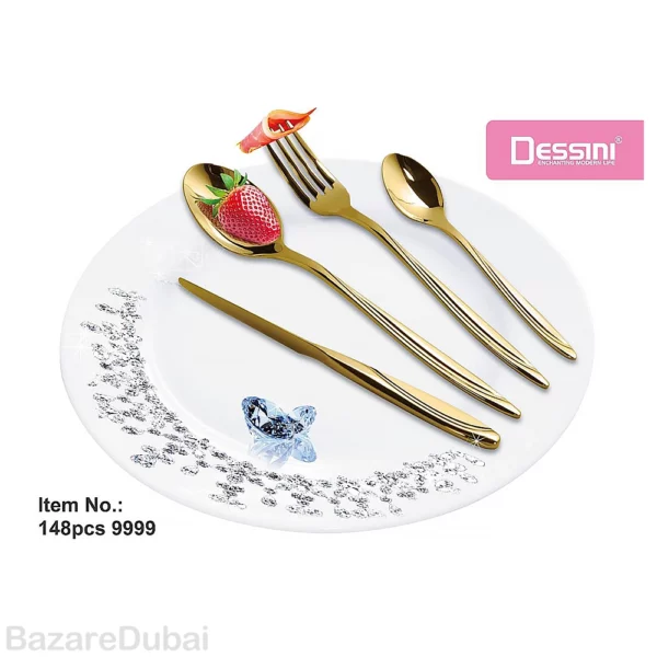 148-piece cutlery set for 30 people, Dessini model 9595