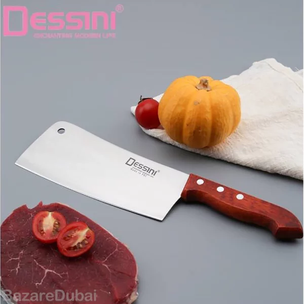 ساطور آشپزخانه دسته چوبی دسینی مدل DK-170